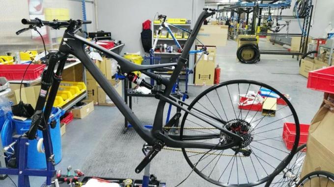 29er XC Cuadro de bicicleta de carbono de suspensión completa 27.5 Plus Cuadro de bicicleta de montaña Mtb de carbono 7
