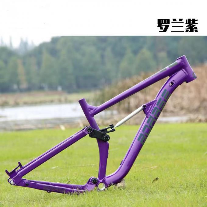China Stock 27.5er Enduro Cuadro de bicicleta de montaña con suspensión completa MTB de cola blanda 3
