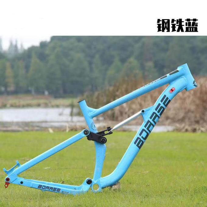 China Stock 27.5er Enduro Cuadro de bicicleta de montaña con suspensión completa MTB de cola blanda 5