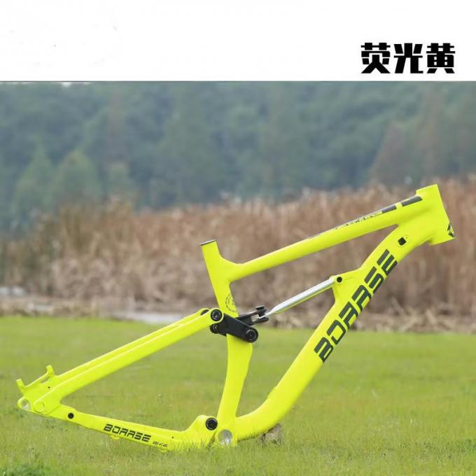 China Stock 27.5er Enduro Cuadro de bicicleta de montaña con suspensión completa MTB de cola blanda 6